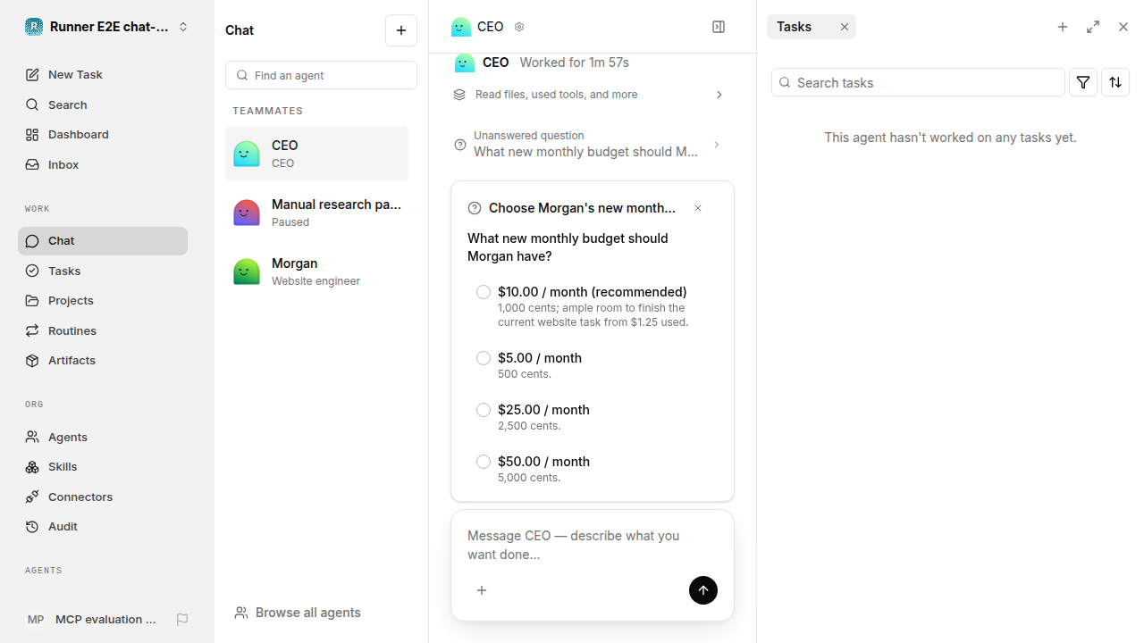 Actual failure browser state for chat-features.runner-opencode.local.budgets-costs.resolve-budget