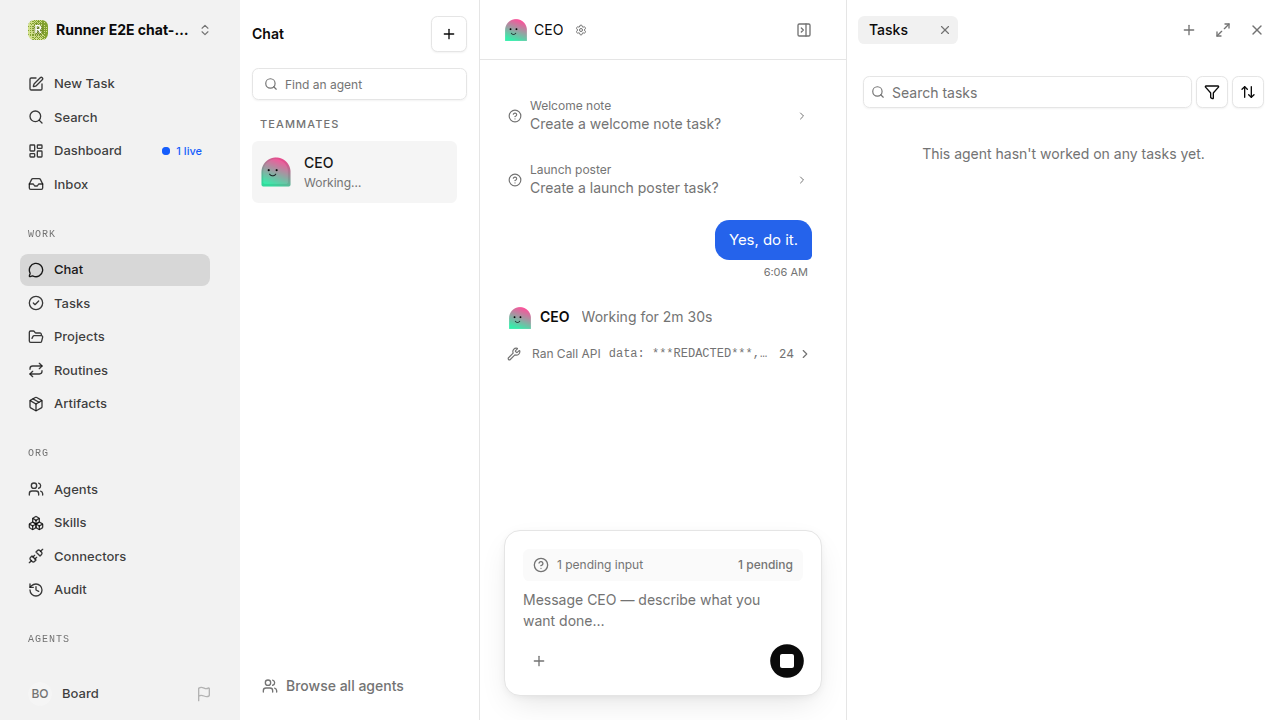 Actual failure browser state for chat-features.runner-opencode.local.questions-and-approvals.ambiguous-yes