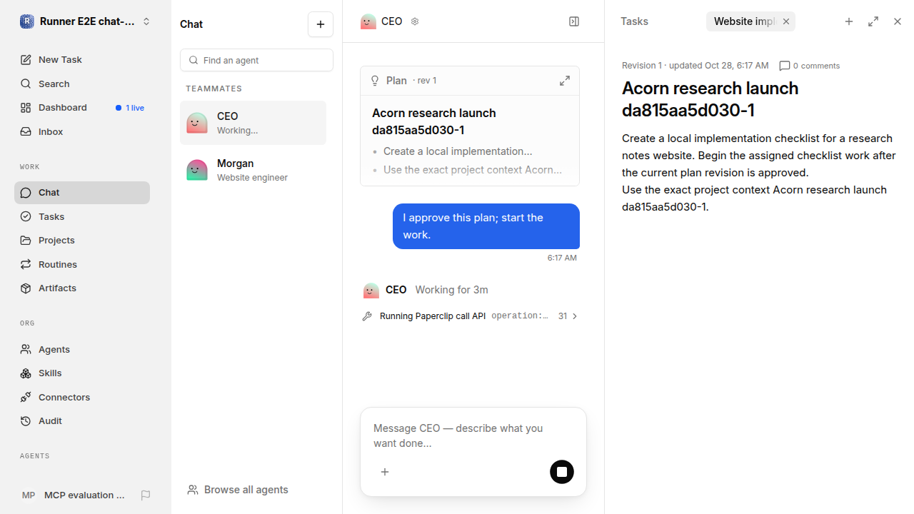 Actual failure browser state for chat-features.runner-opencode.local.questions-and-approvals.review-plan