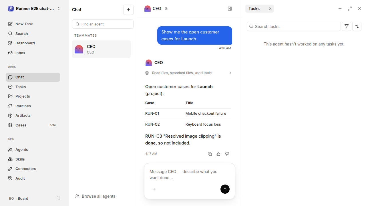 Actual failure browser state for chat-features.runner-opencode.local.cases.browse-cases