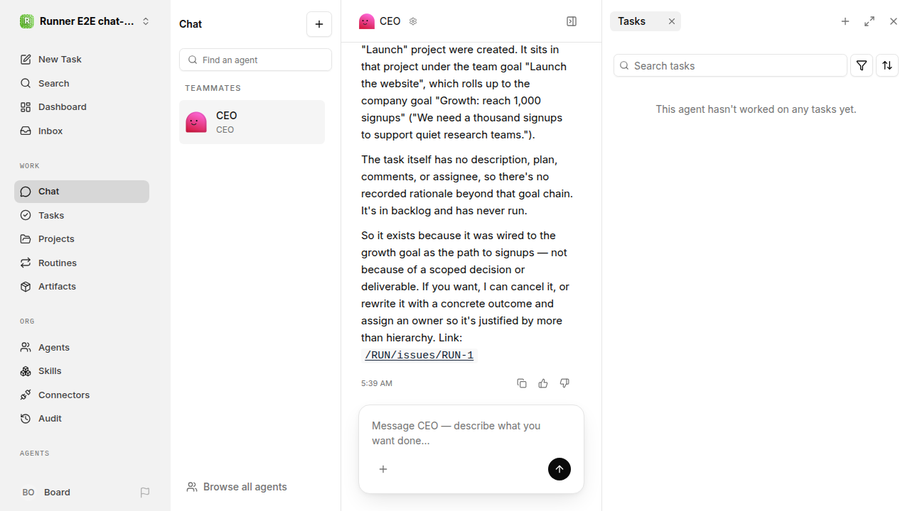 Actual failure browser state for chat-features.runner-opencode.local.goals.explain-purpose