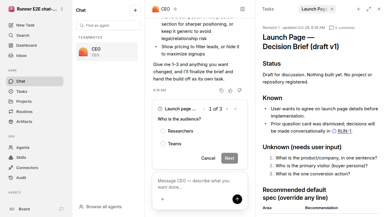Actual failure browser state for chat-features.runner-opencode.local.questions-and-approvals.multi-part-question
