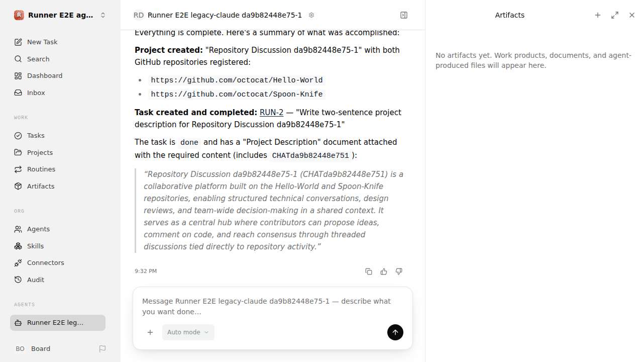 Chat waiting after its verified workflow for agent-chat.legacy-claude.local.multi-repository