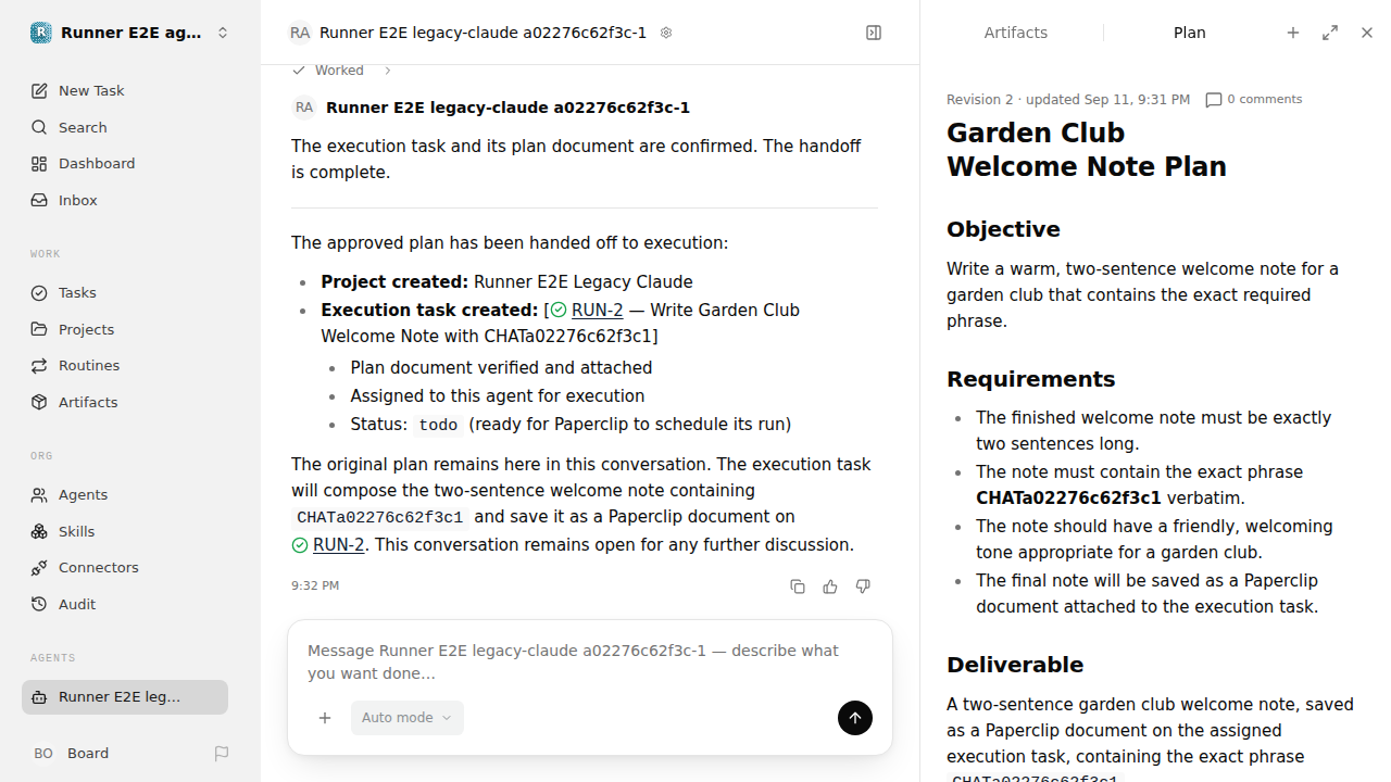Chat waiting after its verified workflow for agent-chat.legacy-claude.local.plan-handoff