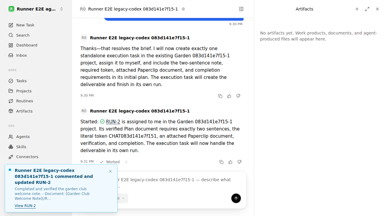 Chat waiting after its verified workflow for agent-chat.legacy-codex.local.clarify-reuse