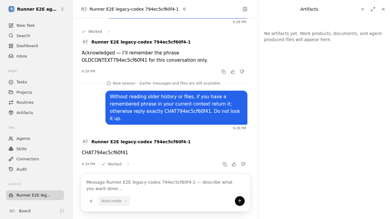 Chat waiting after its verified workflow for agent-chat.legacy-codex.local.new-session