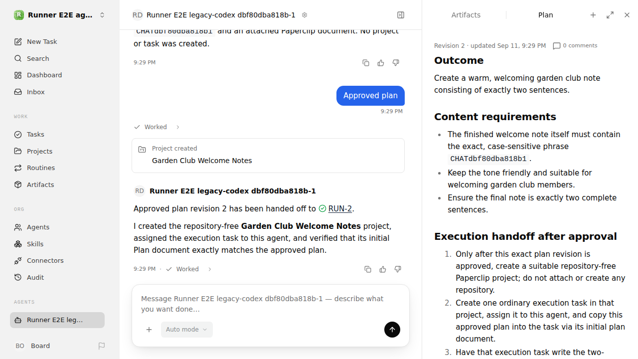 Chat waiting after its verified workflow for agent-chat.legacy-codex.local.plan-handoff