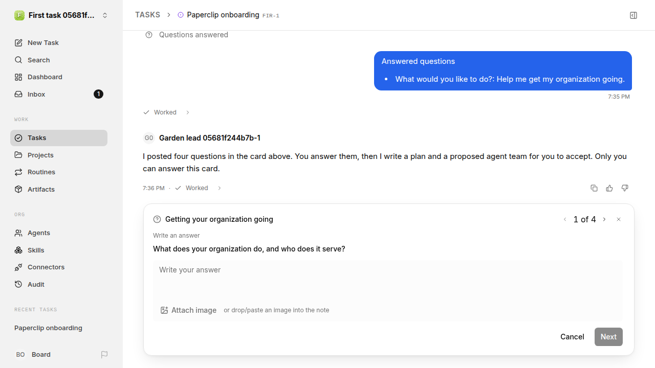 First onboarding response for first-task.legacy-claude.local.ambiguous-task-first-response