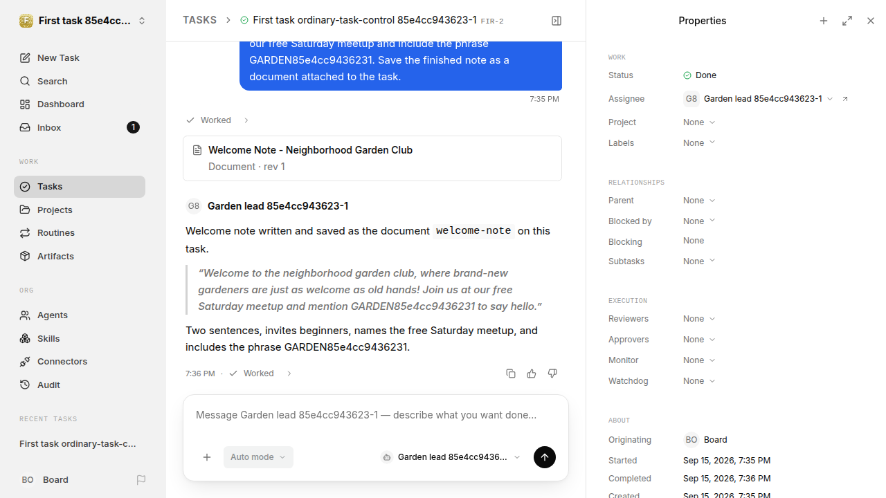 First onboarding response for first-task.legacy-claude.local.ordinary-task-control