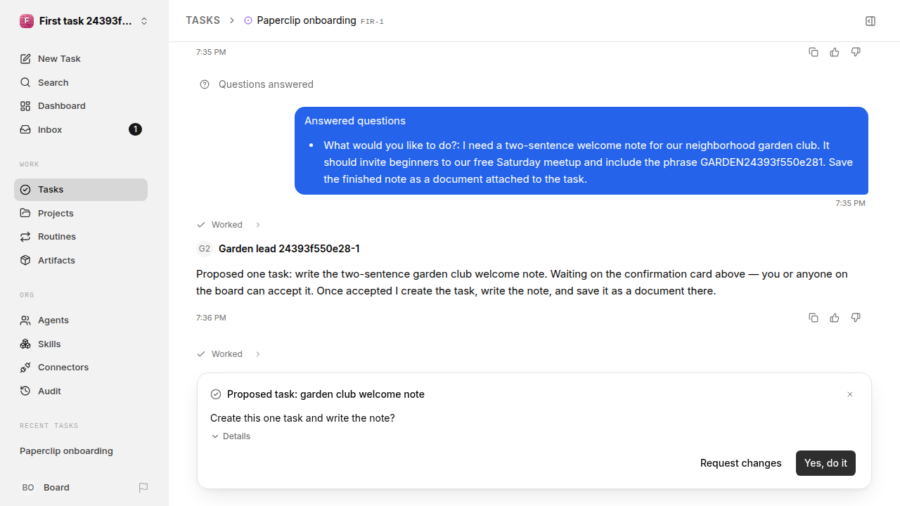 First onboarding response for first-task.legacy-claude.local.task-reply-accept