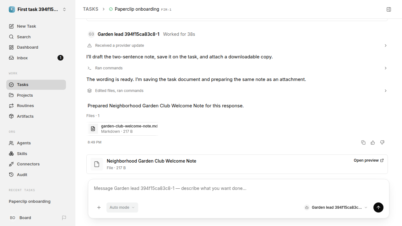 First onboarding response for first-task.runner-codex.local.plain-message-first-response