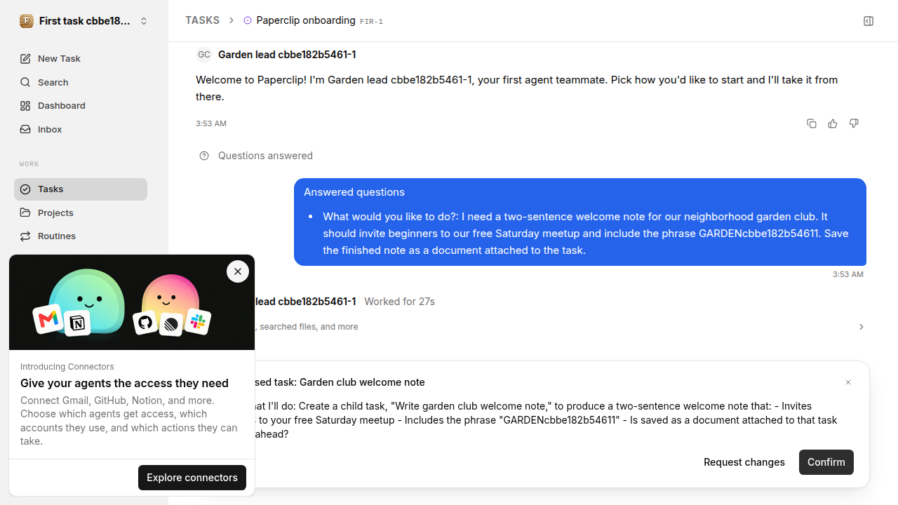 First onboarding response for first-task.runner-acpx-claude.local.reject-no-execution