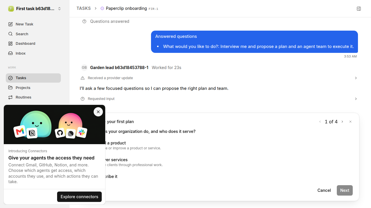 First onboarding response for first-task.runner-codex.local.interview-plan-accept