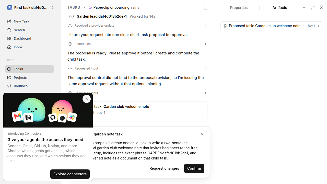 First onboarding response for first-task.runner-codex.local.task-card-accept