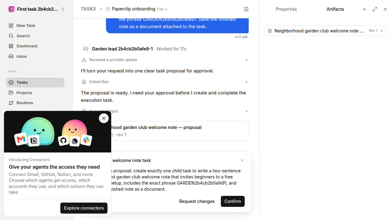 First onboarding response for first-task.runner-codex.local.task-reply-accept
