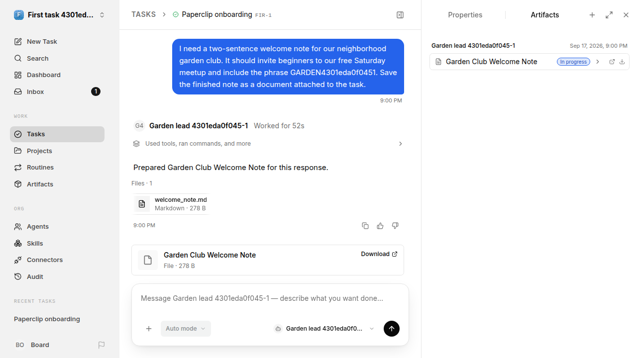 First onboarding response for first-task.runner-acpx-claude.local.plain-message-first-response