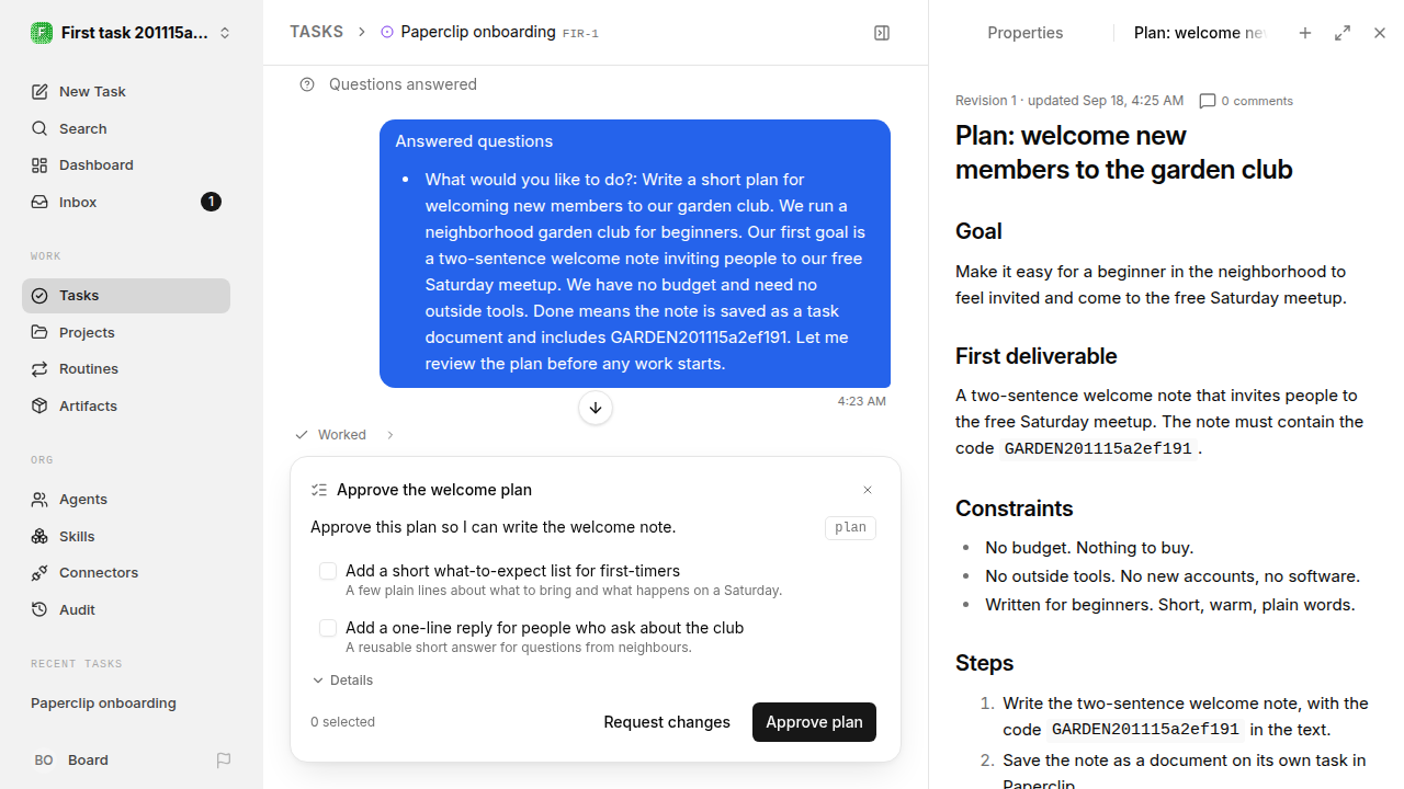 First onboarding response for first-task.legacy-claude.local.plan-first-response