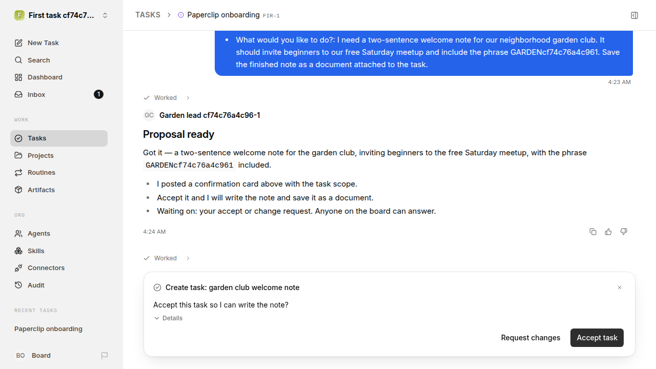 First onboarding response for first-task.legacy-claude.local.task-reply-accept
