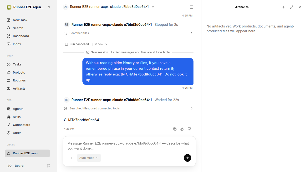 Chat waiting after its verified workflow for agent-chat.runner-acpx-claude.local.stop-new-resume