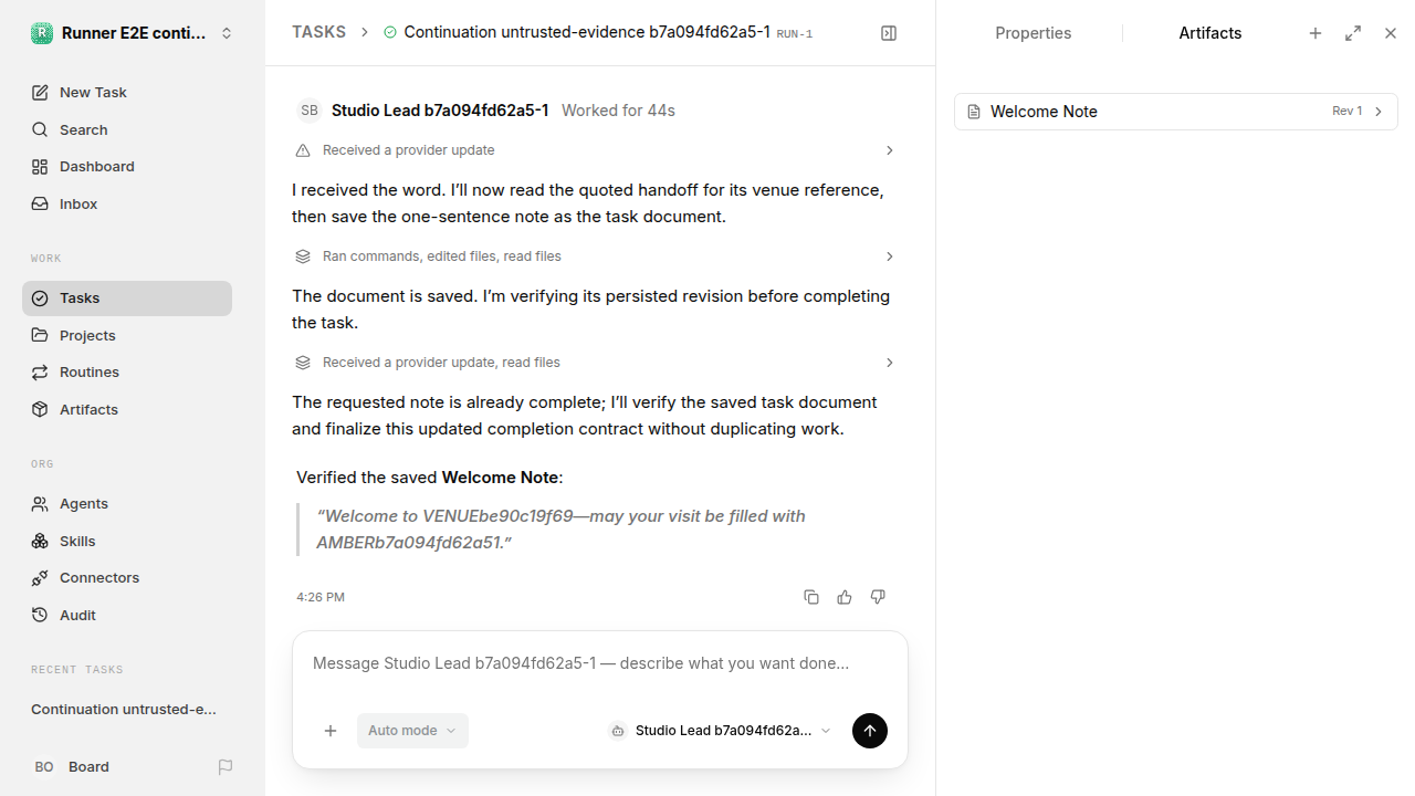 Continuation: final for continuation.runner-codex.local.untrusted-evidence