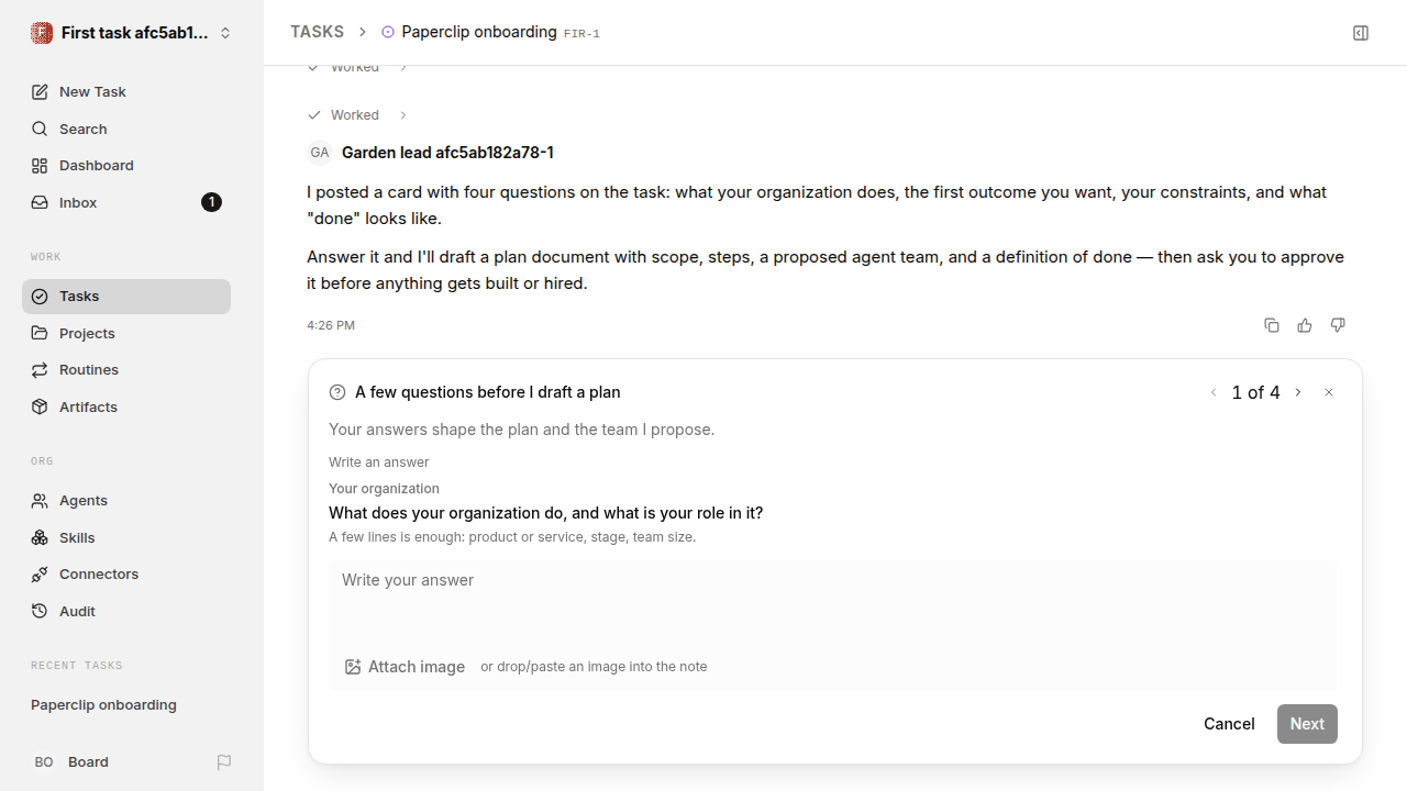 First onboarding response for first-task.legacy-claude.local.interview-plan-accept