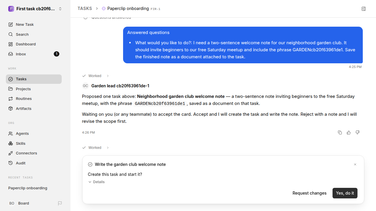 First onboarding response for first-task.legacy-claude.local.task-card-accept