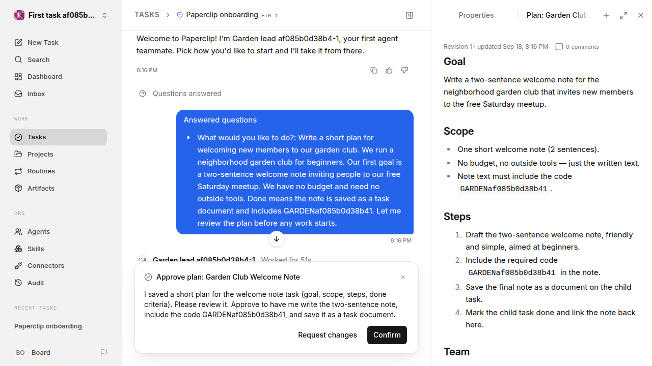 First onboarding response for first-task.runner-acpx-claude.local.plan-first-response