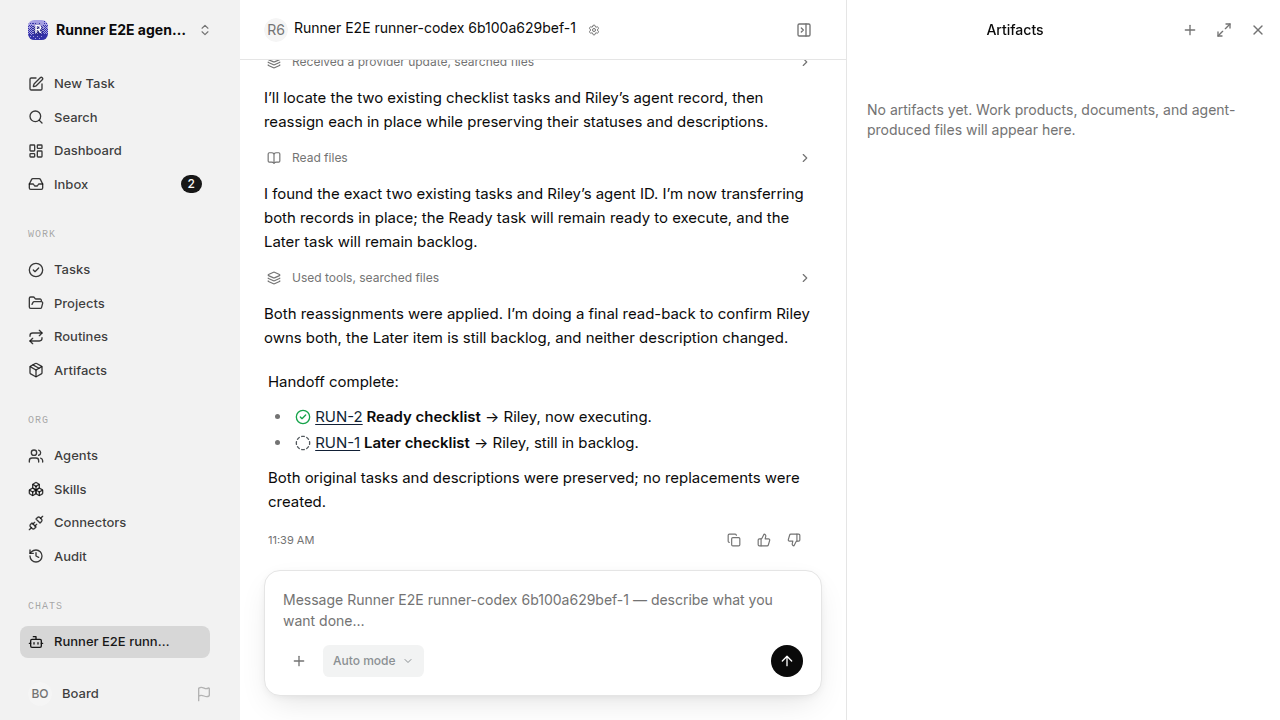 Reassignment completed in Agent Chat for agent-chat.runner-codex.local.reassign-task