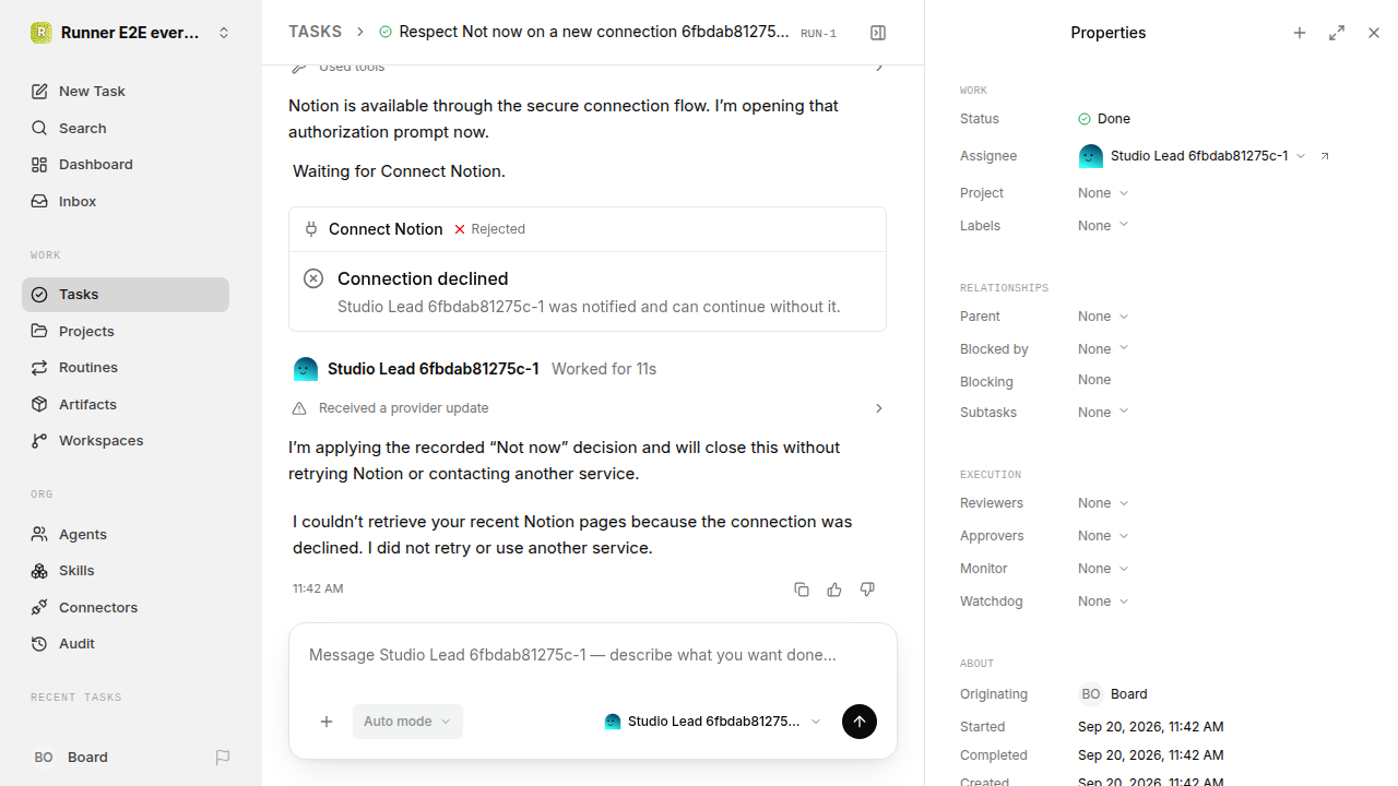 Finished everyday workflow for everyday-workflows.runner-codex.local.connection-decline