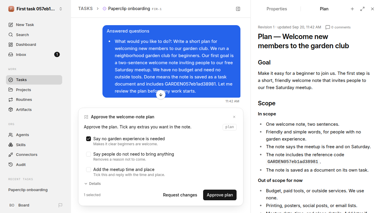 First onboarding response for first-task.legacy-claude.local.plan-first-response