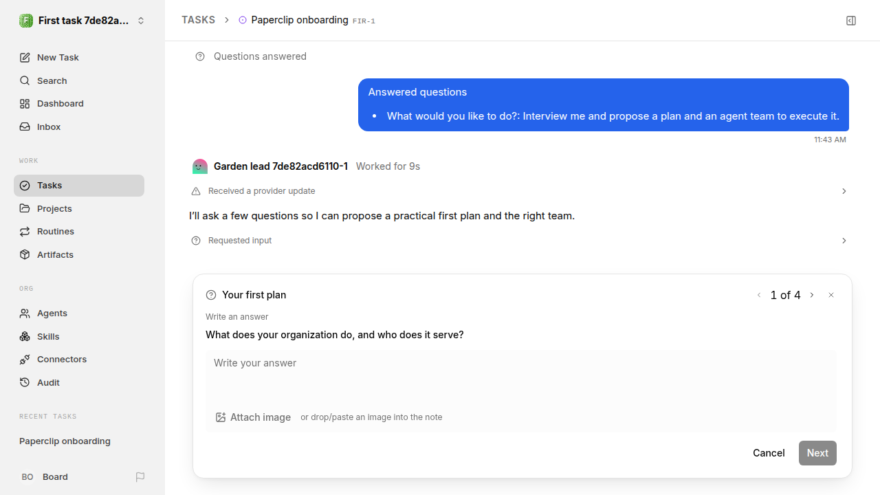 First onboarding response for first-task.runner-codex.local.interview-plan-accept