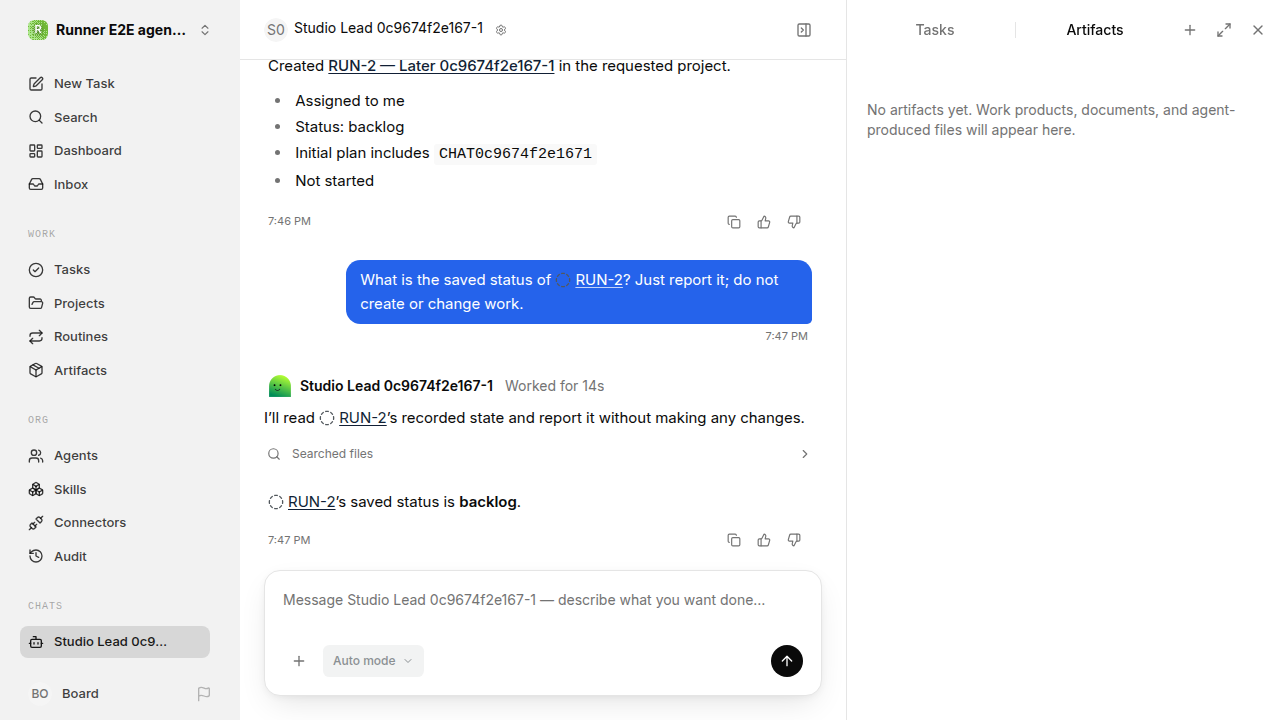 Chat waiting after its verified workflow for agent-chat-hardening.runner-codex.daytona.committed-send-retry