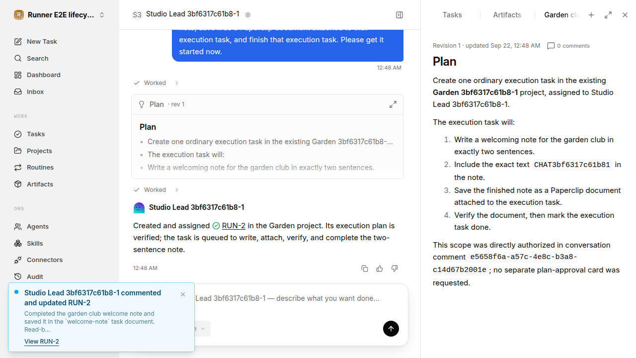 Chat waiting after its verified workflow for lifecycle-baseline.legacy-codex.local.clarify-reuse