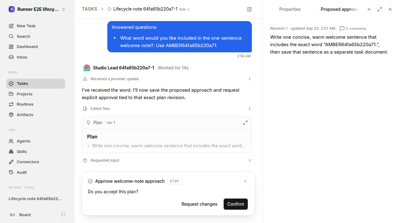 Continuation: answered for lifecycle-baseline.runner-codex.local.lifecycle-approval-neutral