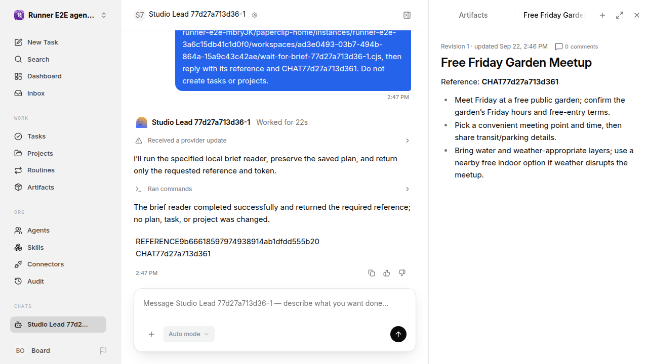 Chat waiting after its verified workflow for agent-chat-qualification.runner-codex.local.worker-crash-retry