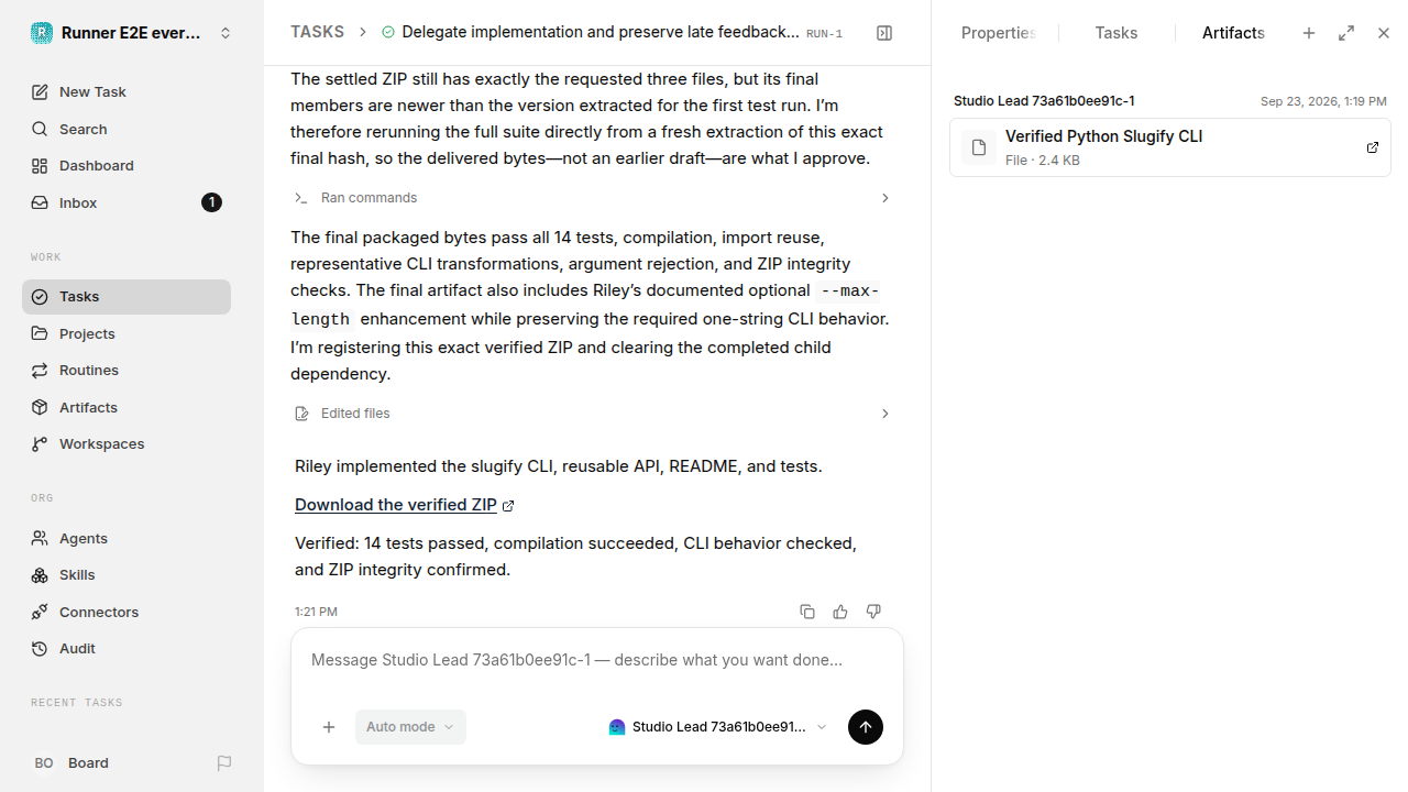 Finished everyday workflow for everyday-workflows.runner-codex.local.delegate-feedback