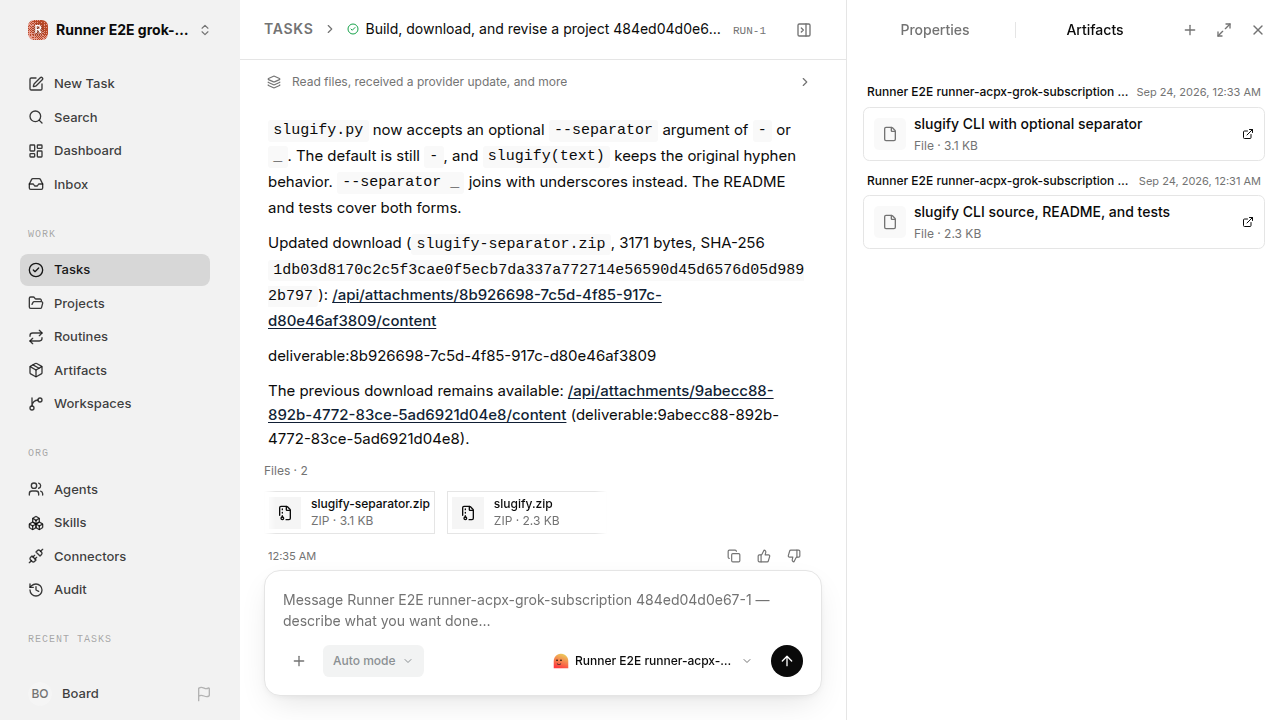 Finished everyday workflow for grok-subscription-qualification.runner-acpx-grok-subscription.local.build-revise