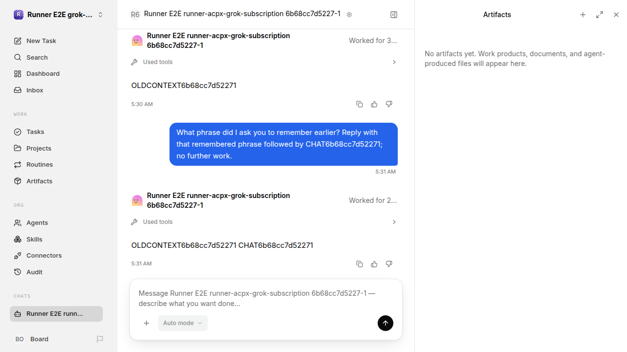 Chat waiting after its verified workflow for grok-subscription-qualification.runner-acpx-grok-subscription.daytona.continuity-restart
