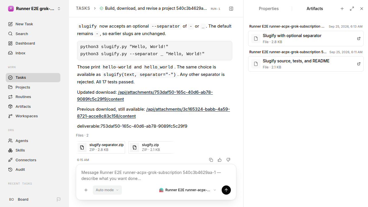 Finished everyday workflow for grok-subscription-qualification.runner-acpx-grok-subscription.local.build-revise