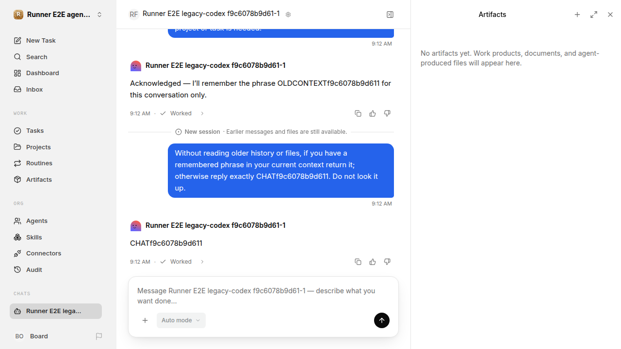 Chat waiting after its verified workflow for agent-chat.legacy-codex.local.new-session