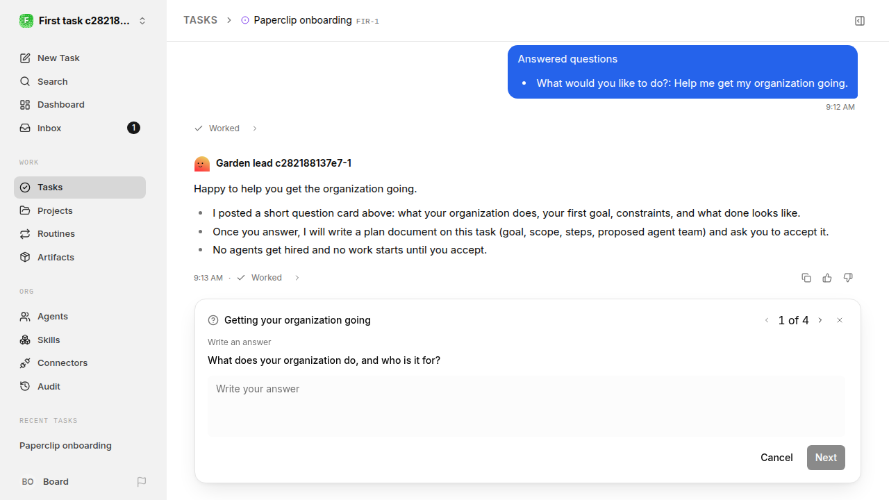First onboarding response for first-task.legacy-claude.local.clarify-propose-accept