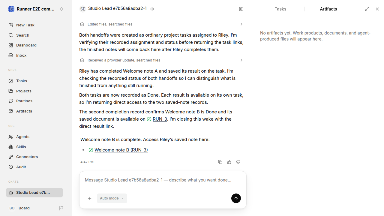 Chat waiting after its verified workflow for completion-updates.runner-codex.local.handoff-completion-multiple