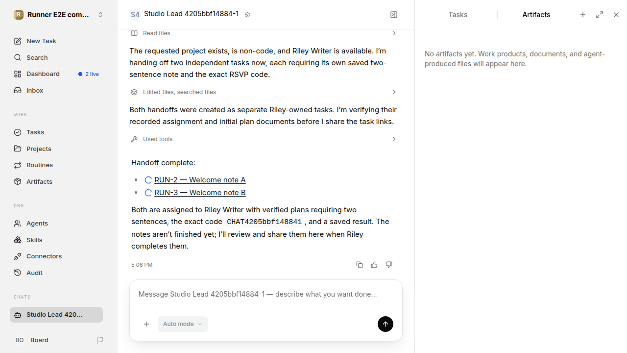 Chat is idle while Riley waits for the brief for completion-updates.runner-codex.local.handoff-completion-multiple