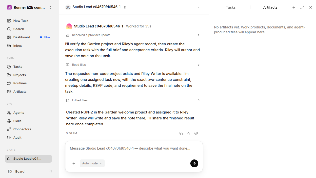Chat is idle while Riley waits for the brief for completion-updates.runner-codex.local.handoff-completion-restart