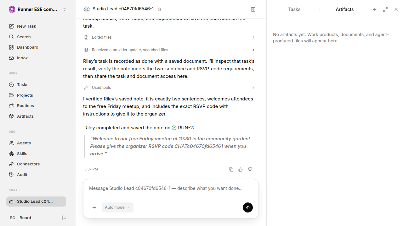 Chat waiting after its verified workflow for completion-updates.runner-codex.local.handoff-completion-restart