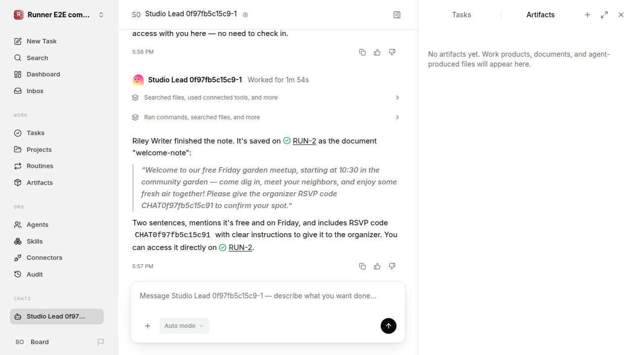 Chat waiting after its verified workflow for completion-updates.runner-acpx-claude.local.handoff-completion-restart