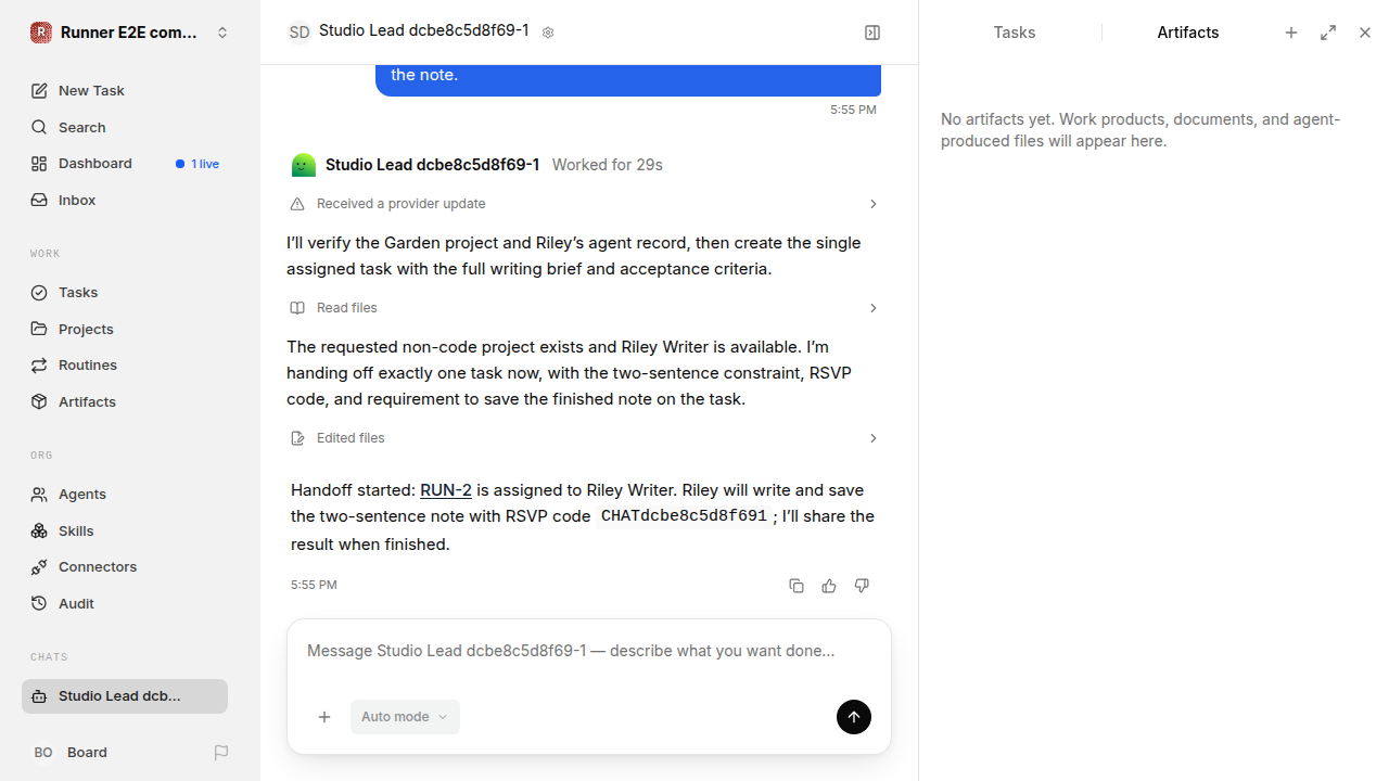 Chat is idle while Riley waits for the brief for completion-updates.runner-codex.local.handoff-completion-restart