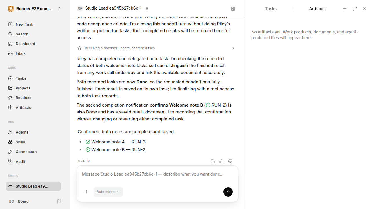 Chat waiting after its verified workflow for completion-updates.runner-codex.local.handoff-completion-multiple