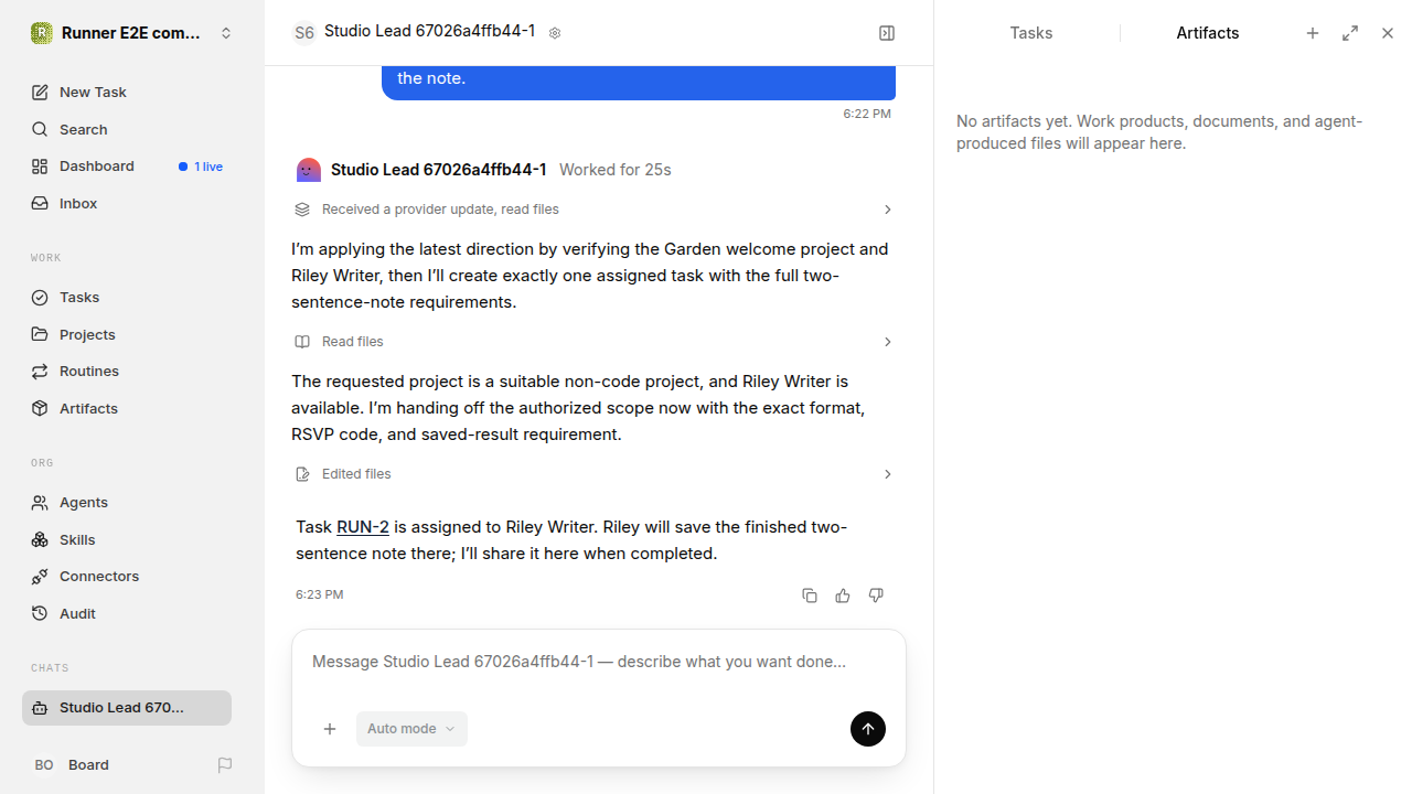 Chat is idle while Riley waits for the brief for completion-updates.runner-codex.local.handoff-completion-restart