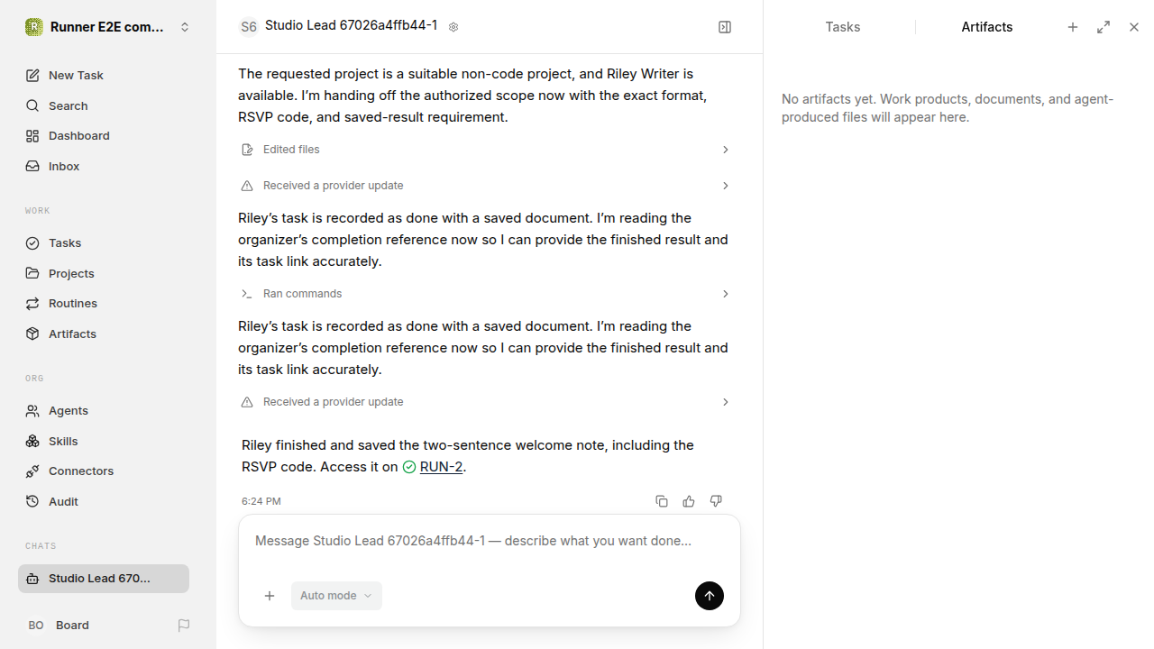Chat waiting after its verified workflow for completion-updates.runner-codex.local.handoff-completion-restart